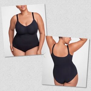 HONEYLOVE NWT Black LiftWear Cami Bodysuit Size XL